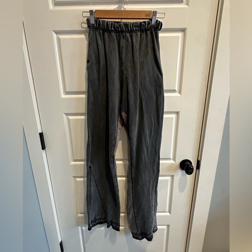 MNML XS Flared Sweatpants Streetwear Y2K Patchwork Flare Jogger Pants